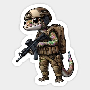 Tactical Gecko Sticker